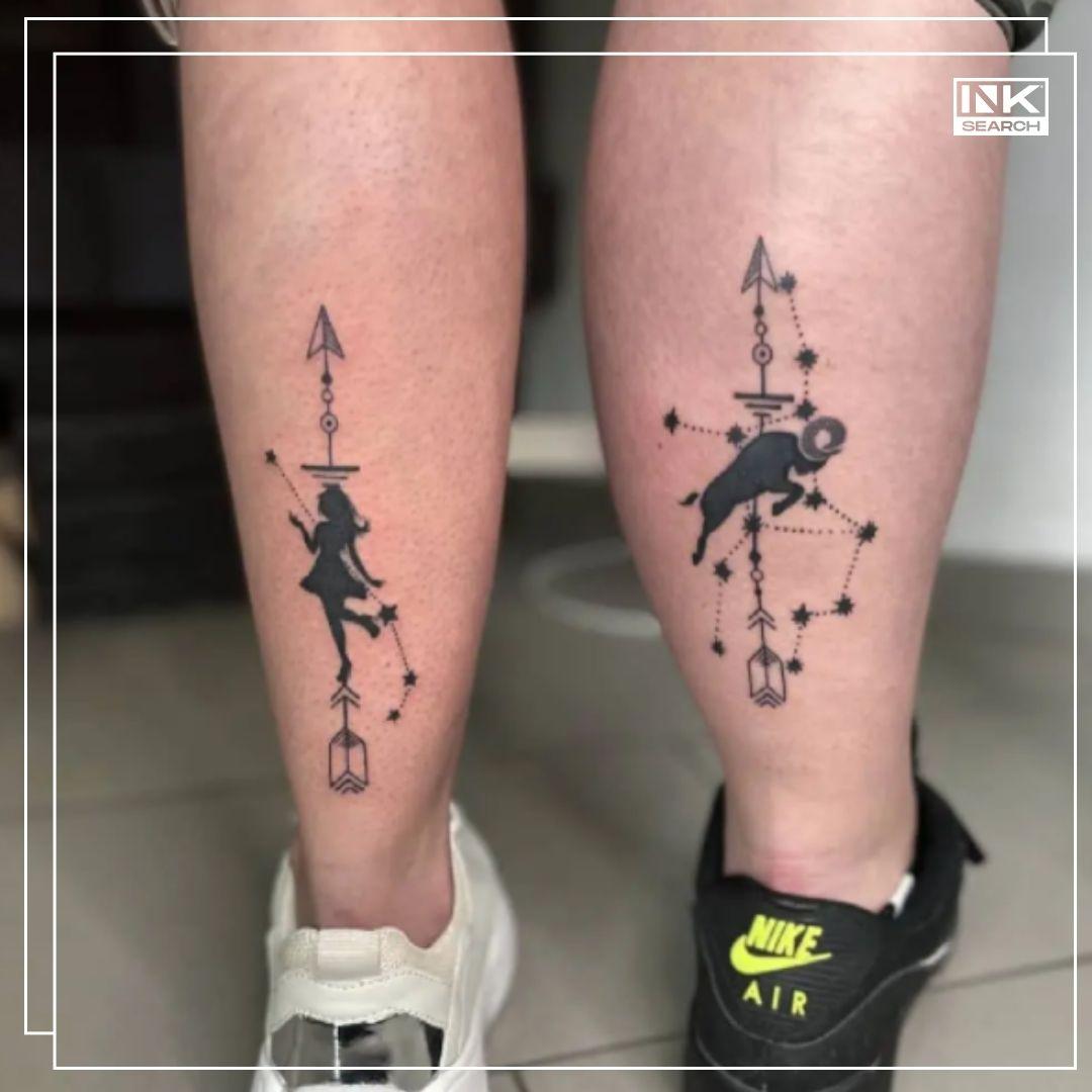 Tatuaż gwiazdozbiór - pomysł na delikatne, damskie tatuaże.