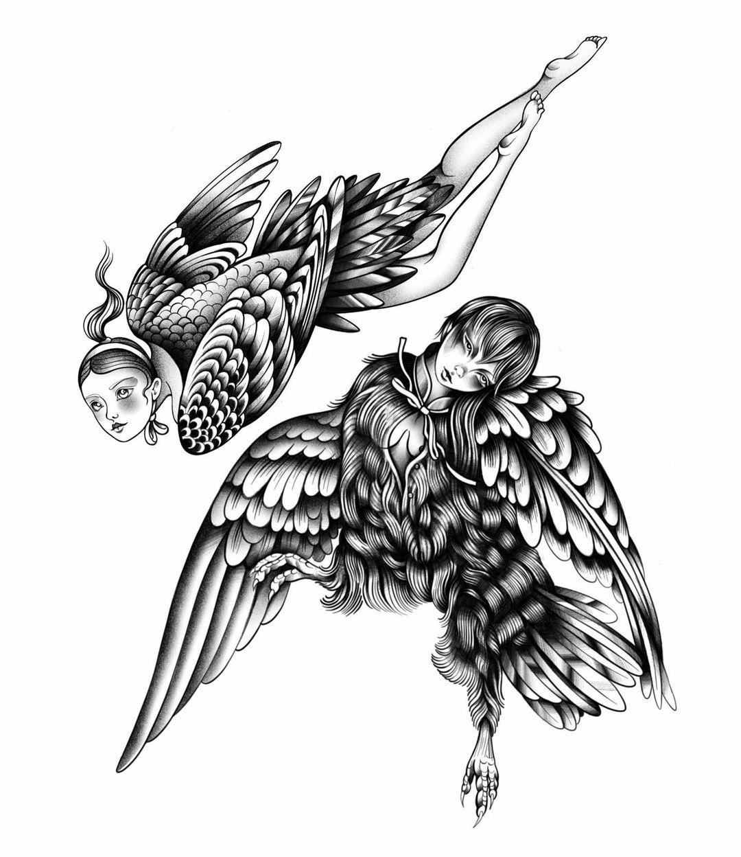 Inksearch tattoo Anna Szejdewik aka Coxie