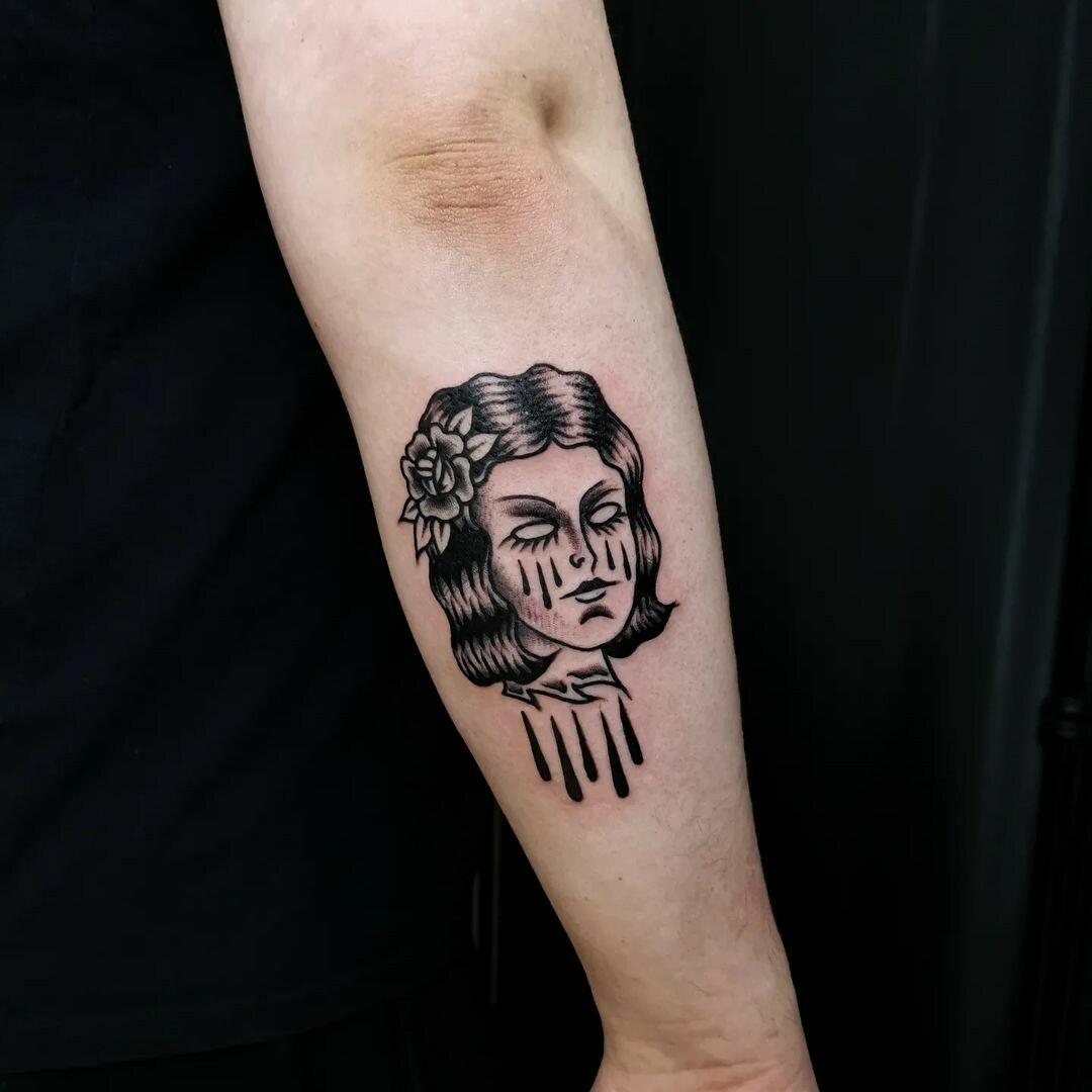 Inksearch tattoo SPIKE HEAD