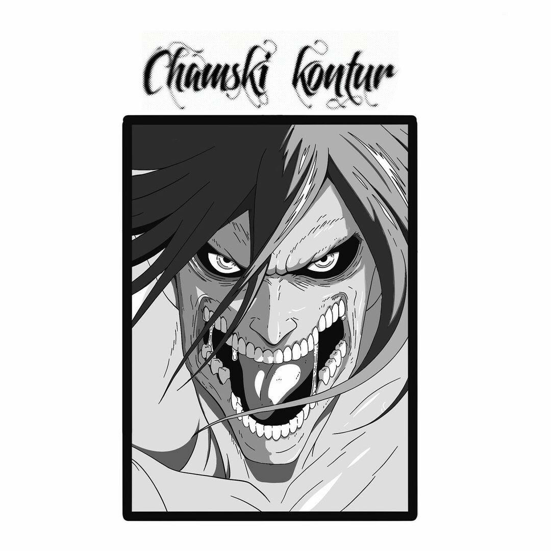 Inksearch tattoo Chamski kontur