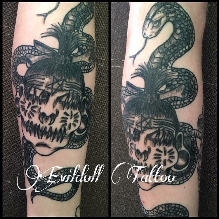 Inksearch tattoo Ola - Evil Doll