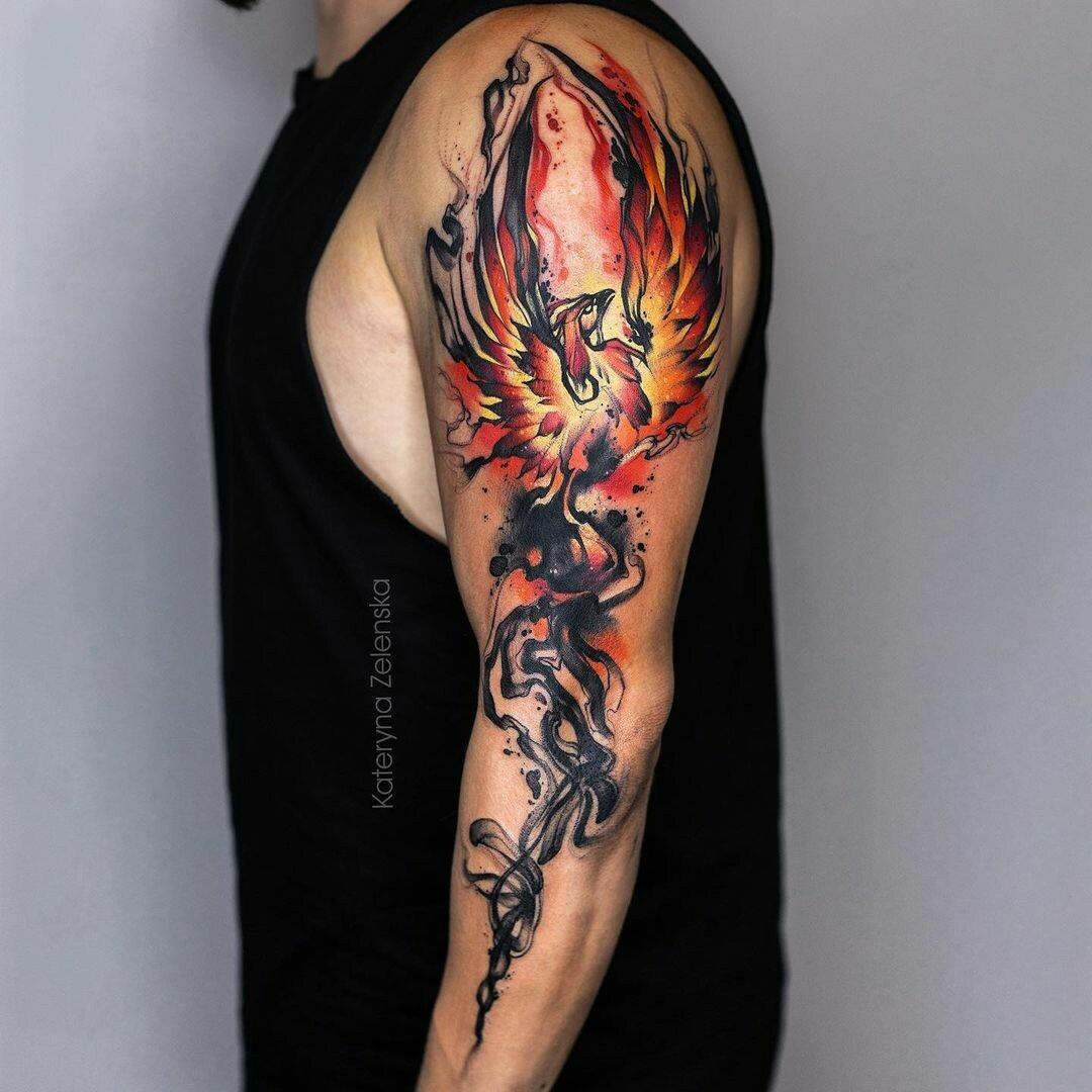 Inksearch tattoo Kateryna Zelenska