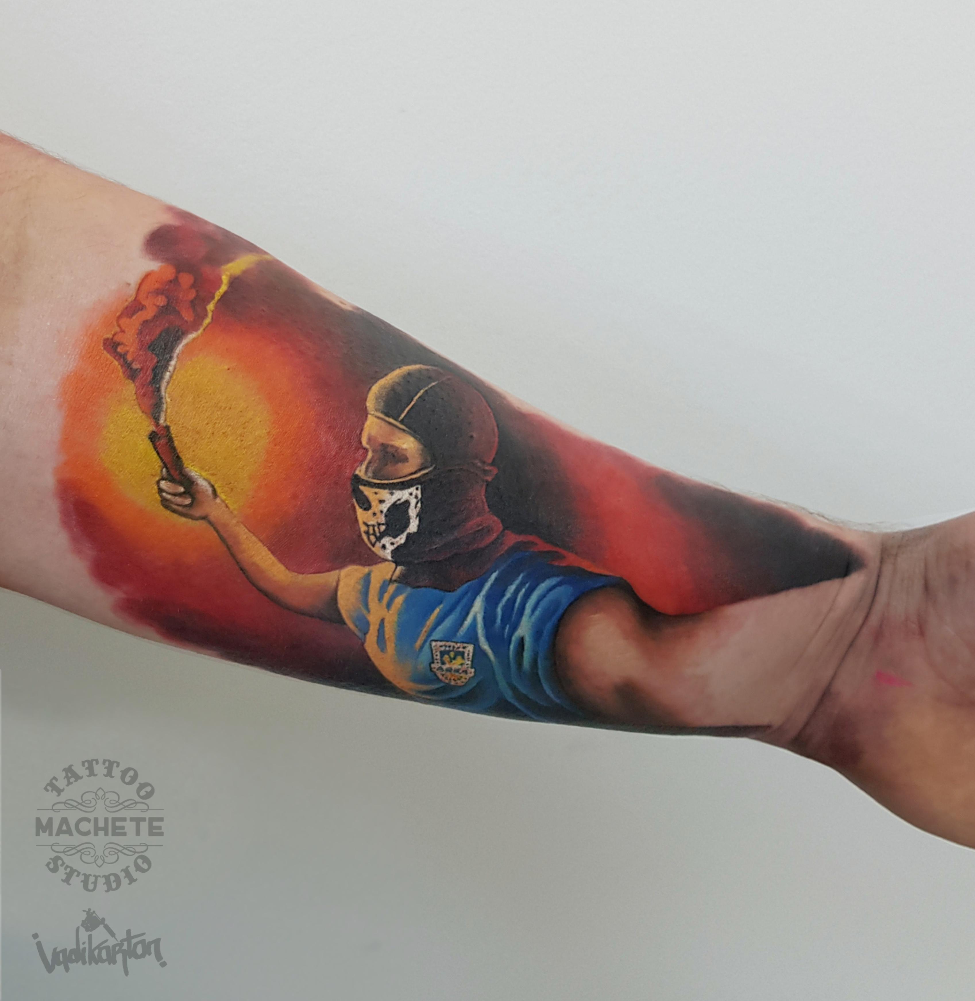 Inksearch tattoo Machete Tattoo Gdynia
