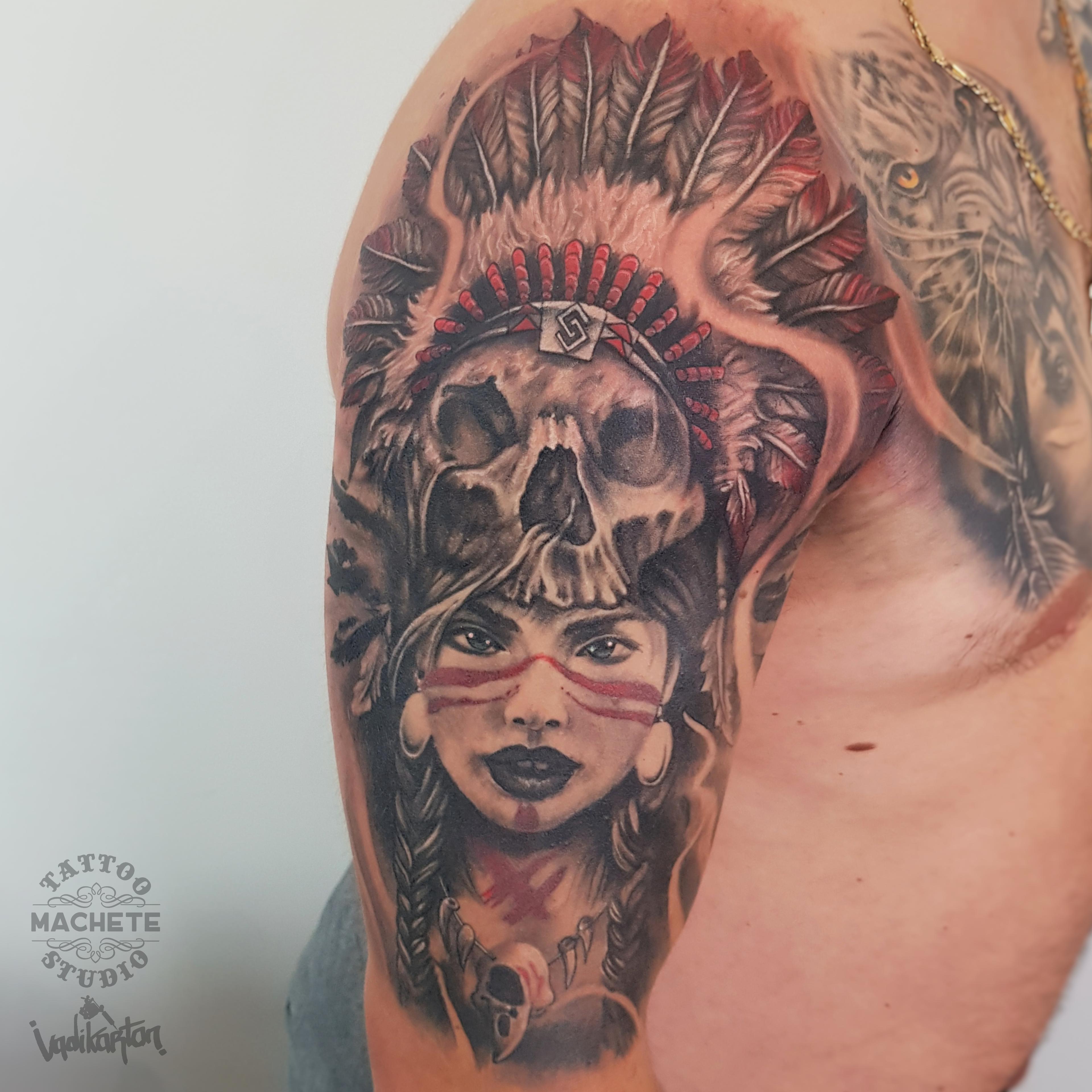 Inksearch tattoo Machete Tattoo Gdynia
