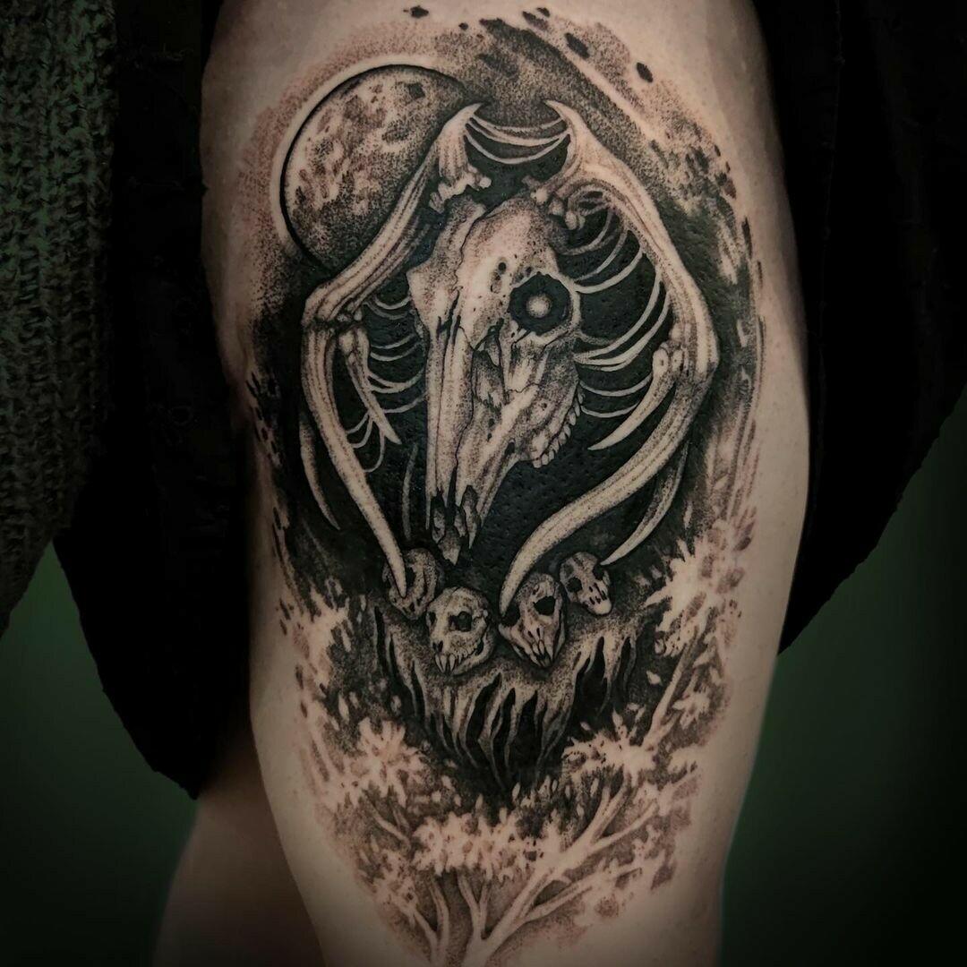 Inksearch tattoo Czarnorożec Tattoo