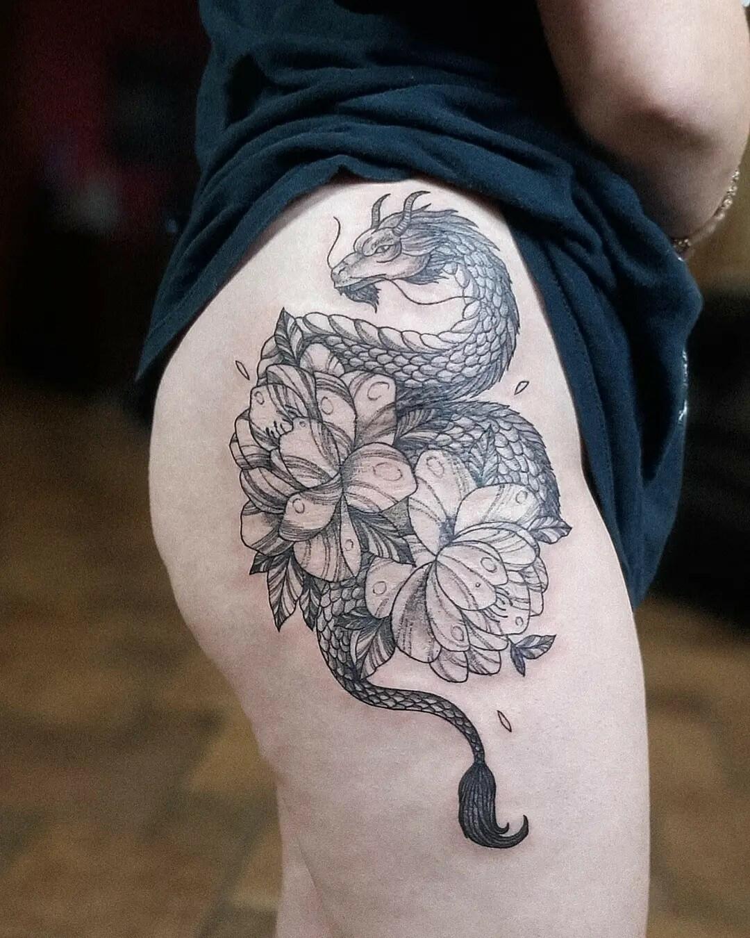 Inksearch tattoo Forsycja_tattoo