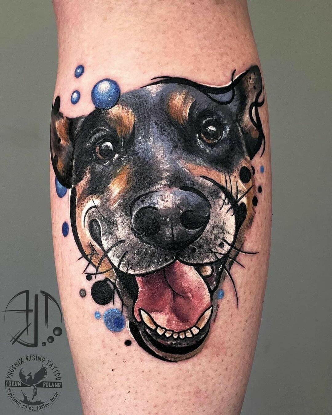 Inksearch tattoo Baba na Rowerze Tattoo