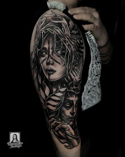 Mona Lisa Tattoo Kraków inksearch tattoo
