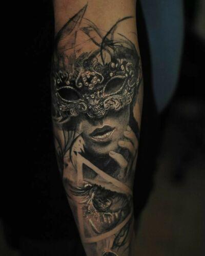 Marcin Nencek Grey eye Tattoo inksearch tattoo