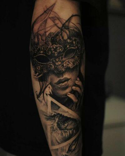 Marcin Nencek Grey eye Tattoo inksearch tattoo