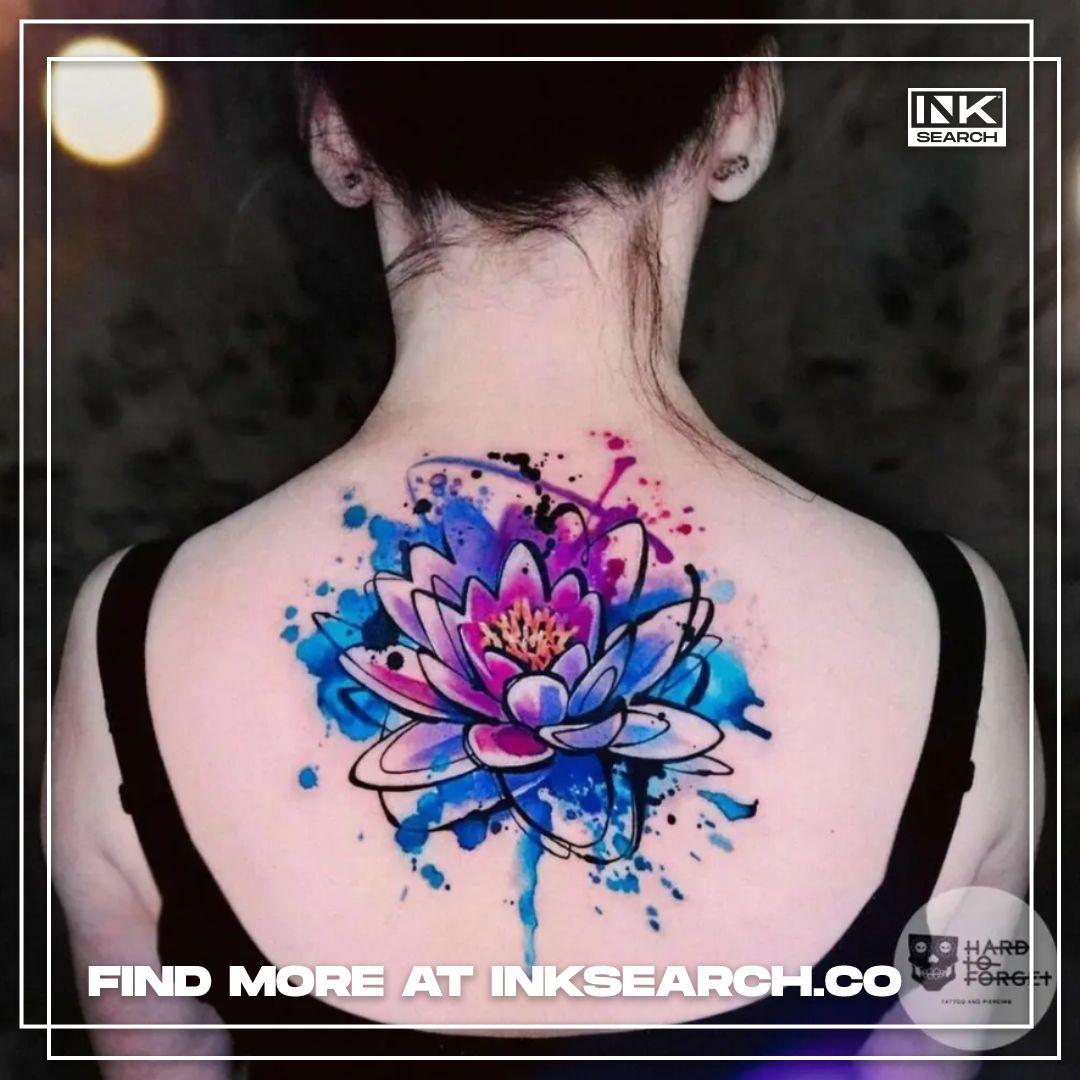 Tatuaż Kwiat Lotosu
